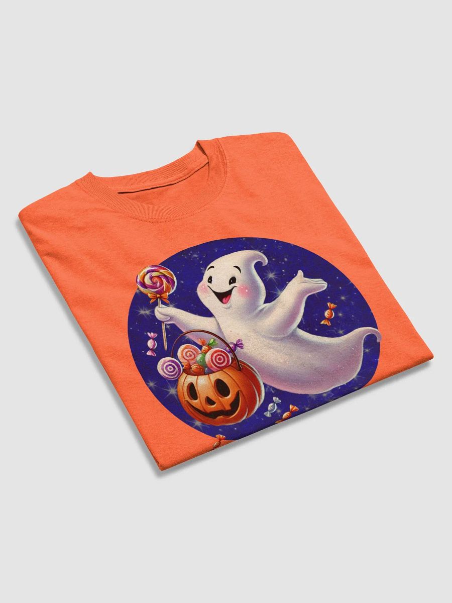 Spooky Ghost Candy Halloween Basic T-Shirt by Gildan product image (16)