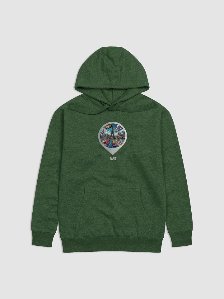 Cozy Comfort Unisex Hoodie | AI Design Paris city France product image (2)