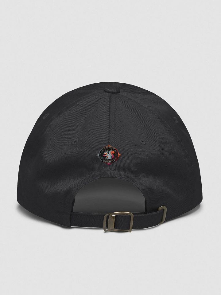 Baseball Hat Embroidered: I'm Pooky's Favorite, Diamond shaped with circular area in middle Black, Sacred Geometry product image (2)