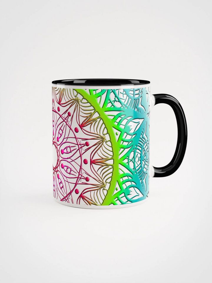 Vibrant Mandala Magic Ceramic Mug product image (2)
