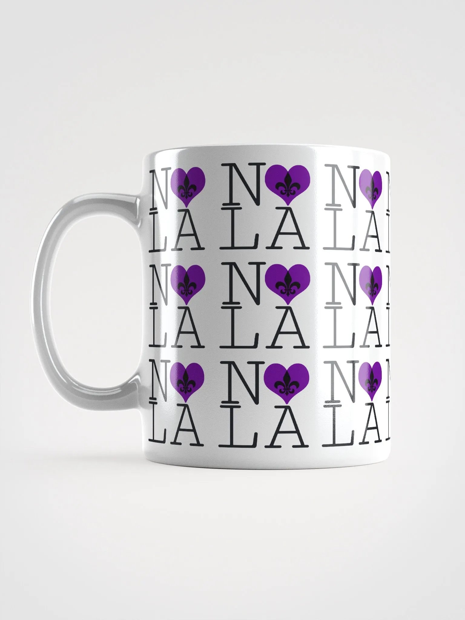 I LOVE NOLA **LEGACY MUG** (PURPLE HEART FULL INFINITY) product image (18)