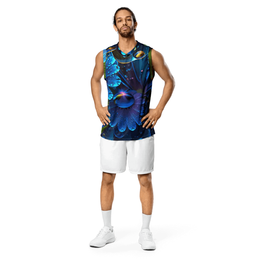 Kawaiikitten Exclusive Premium DewDrop Basketball Sports Sleeveless Jersey product image (5)