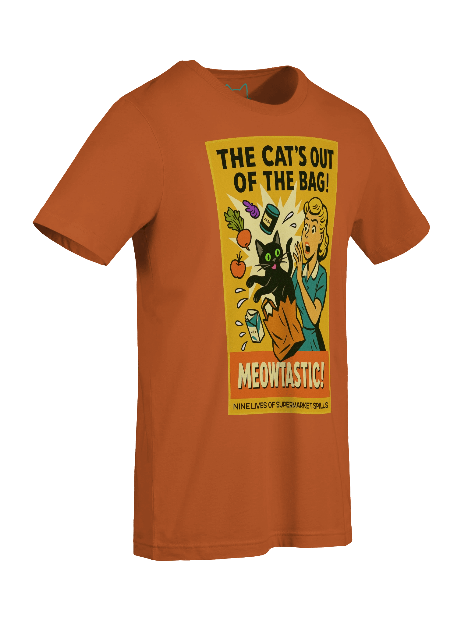 The Cat's Out of the Bag 1950's Retro Concert Tee Fit Unisex T-Shirt product image (57)
