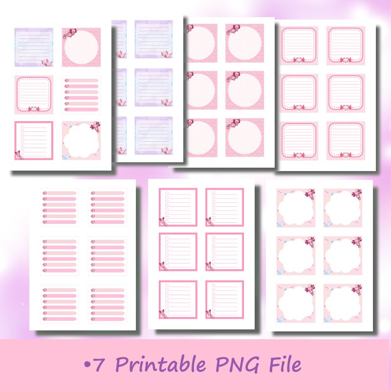 Gary Axolotl memo pad product image (2)