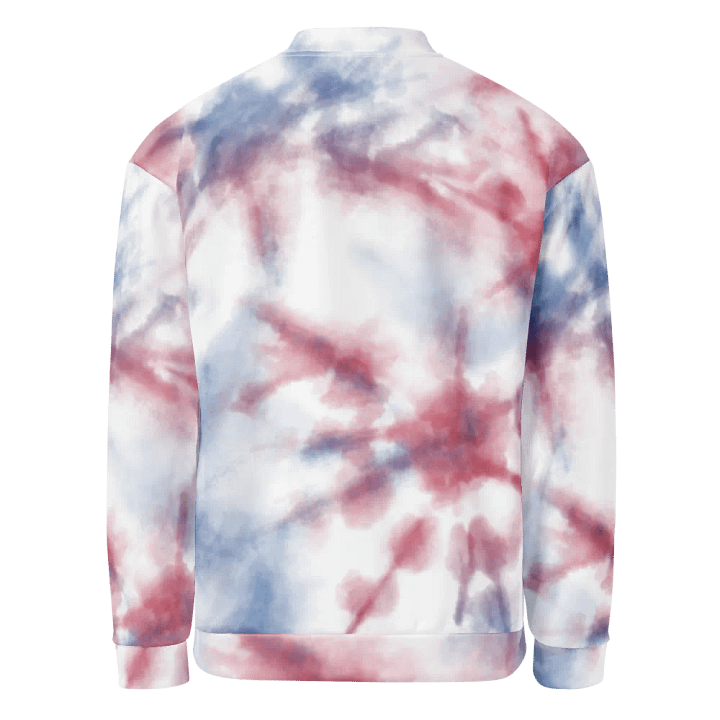 Vibrant Tie-Dye Dreams Bomber Jacket product image (2)