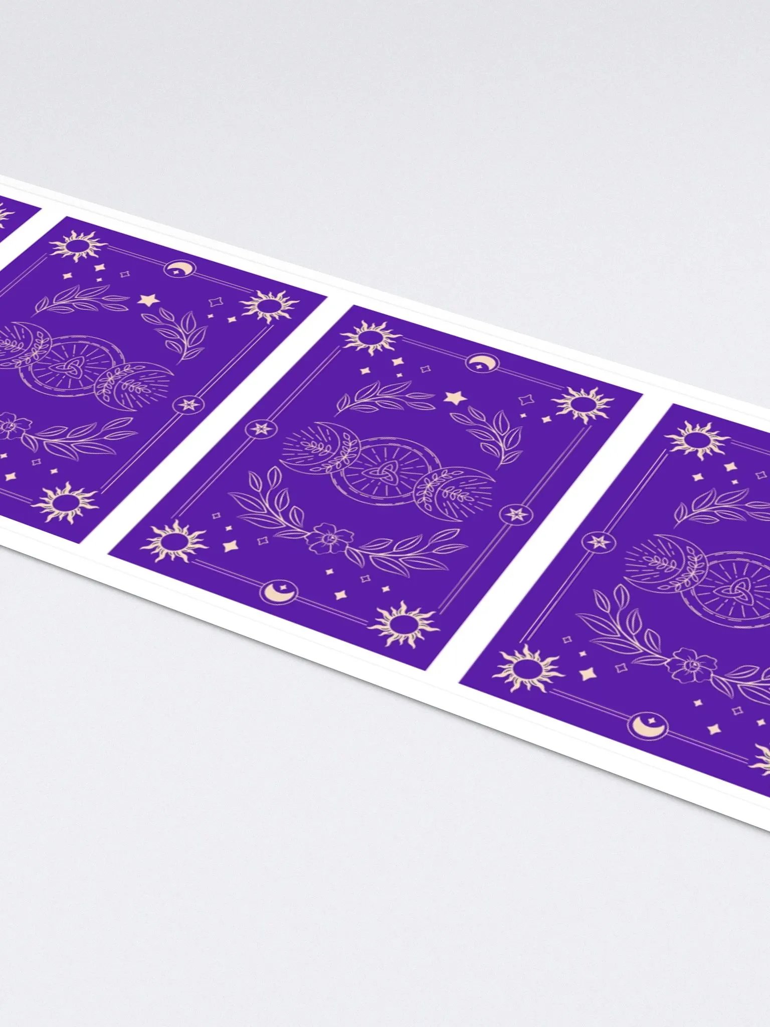 Maiden Mother Crone Purple Tarot Card Sticker Set product image (4)