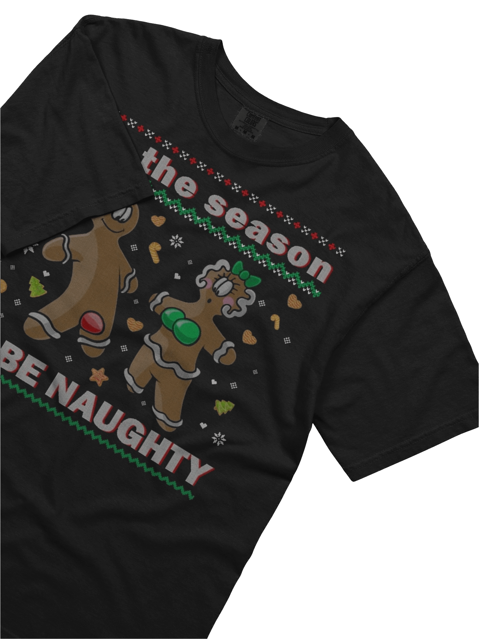 Naughty Gingerbread Holiday T-Shirt product image (18)