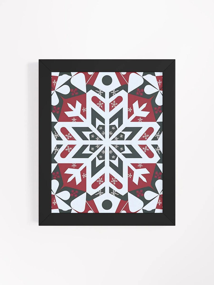 Snowflake Geometric Symmetry Poster product image (11)