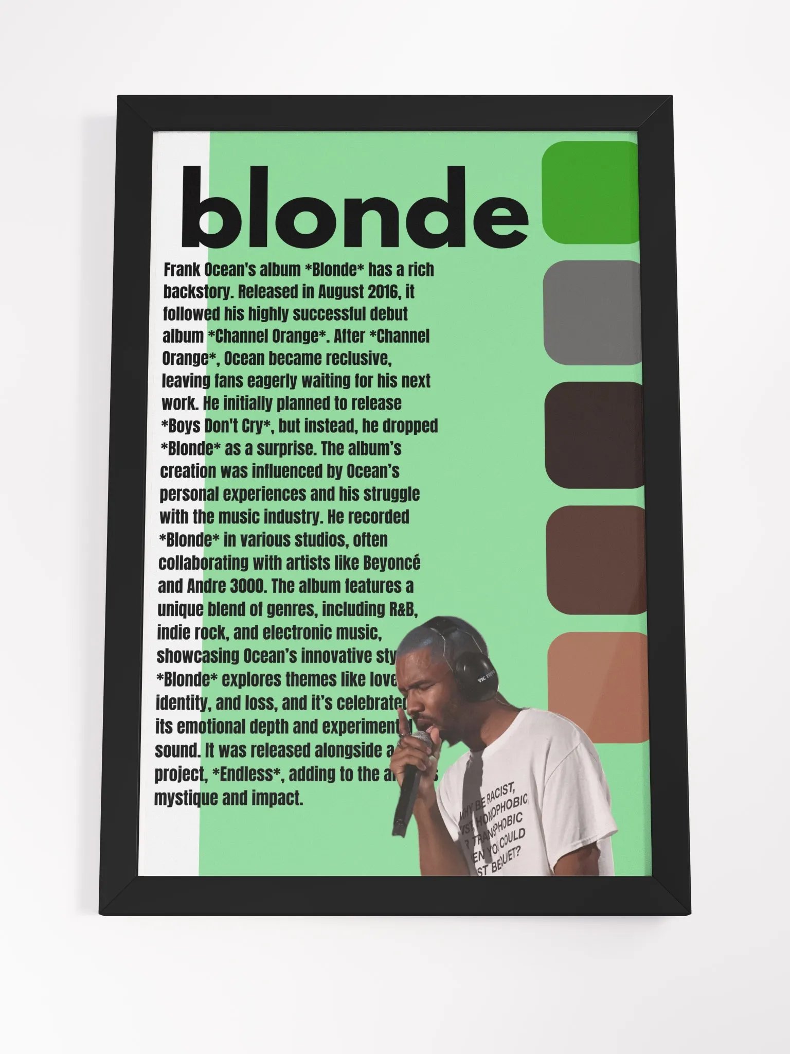 (12x18in) Blonde: Framed Matte Poster product image (4)