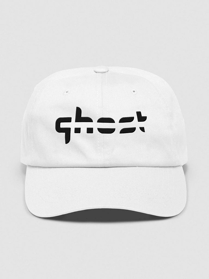 Ghost white dad hat product image (1)