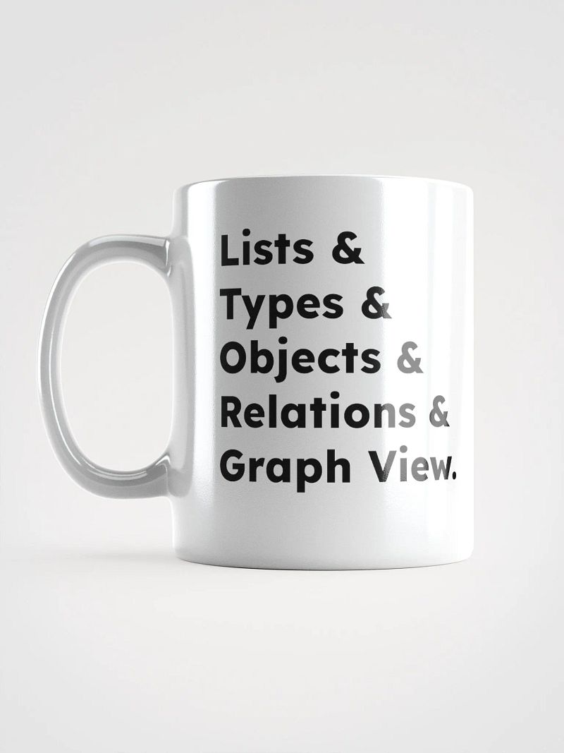 Mug - Anytype Lists and Types and more