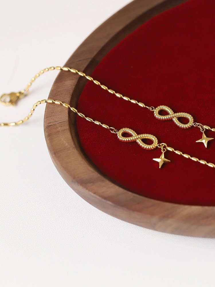 Snake Infinite Love Bracelet | 18K Gold Plated product image (9)