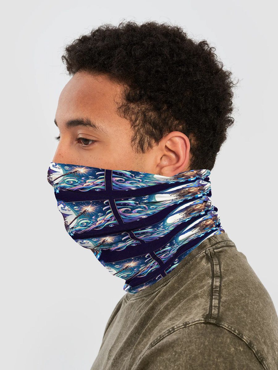 The Professor Dark All-Over Print Neck Gaiter product image (3)