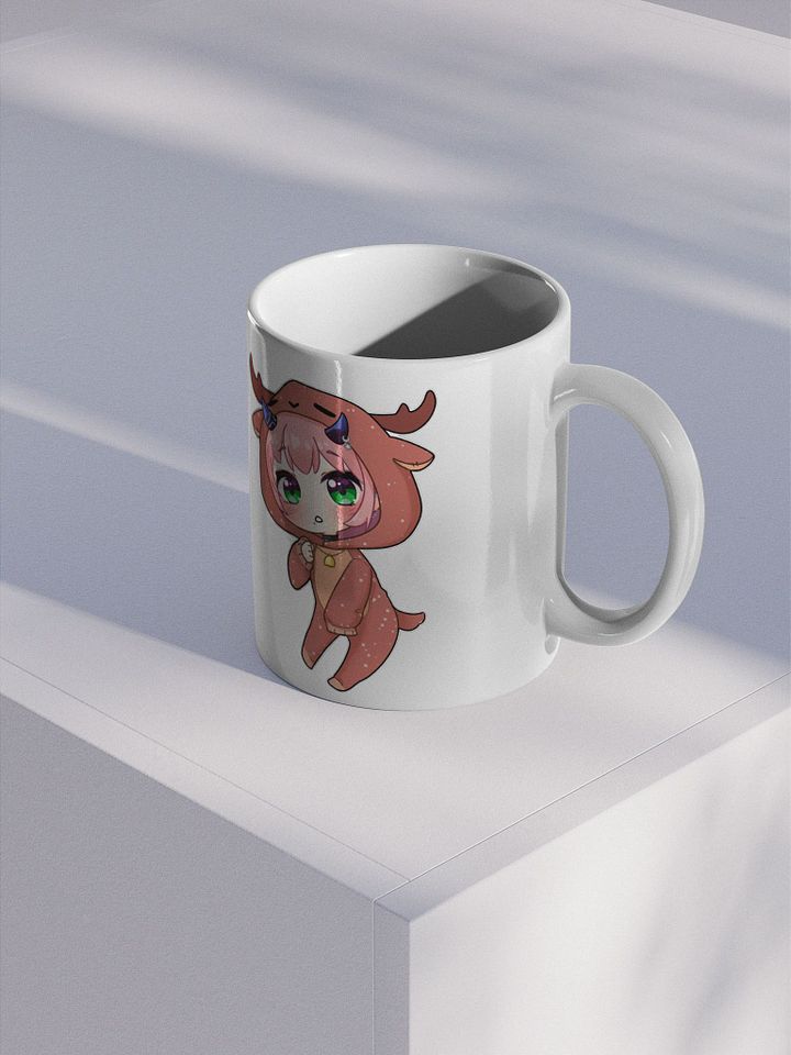 xmas deer with horns mug product image (2)