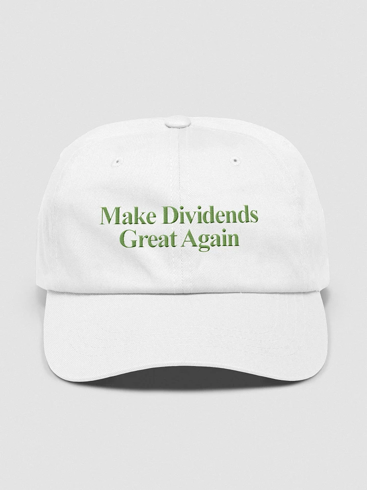 Make Dividends Great Again, White Hat product image (1)