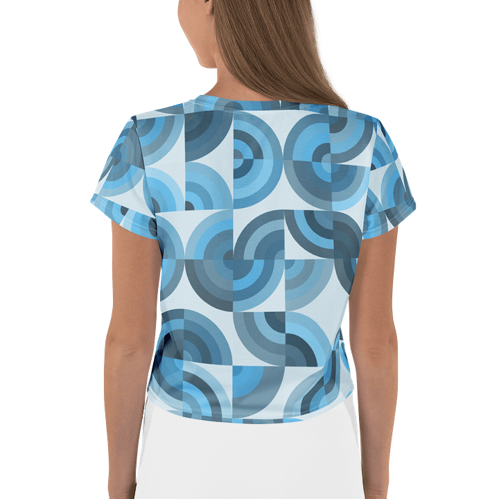 Azure Mosaic Crop Tee product image (2)