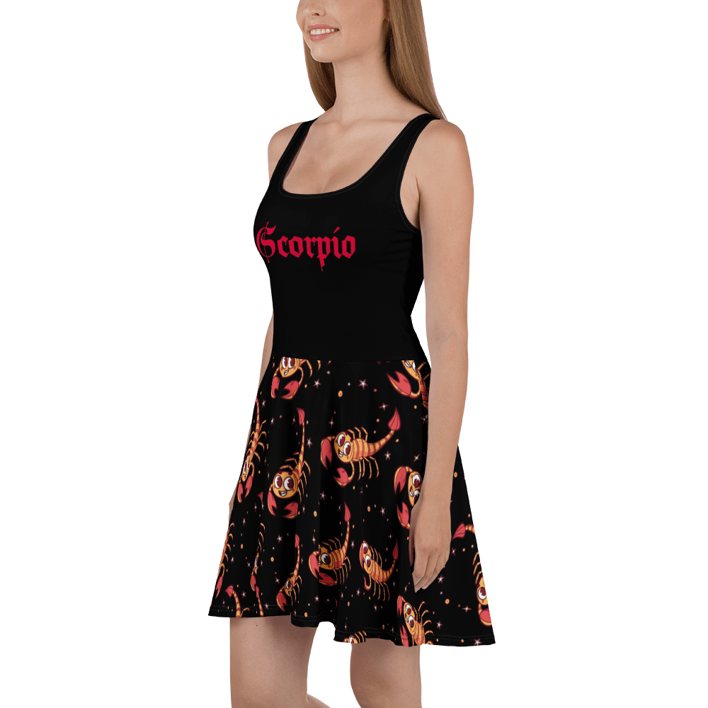 Swirling Scorpio Skater Dress product image (1)