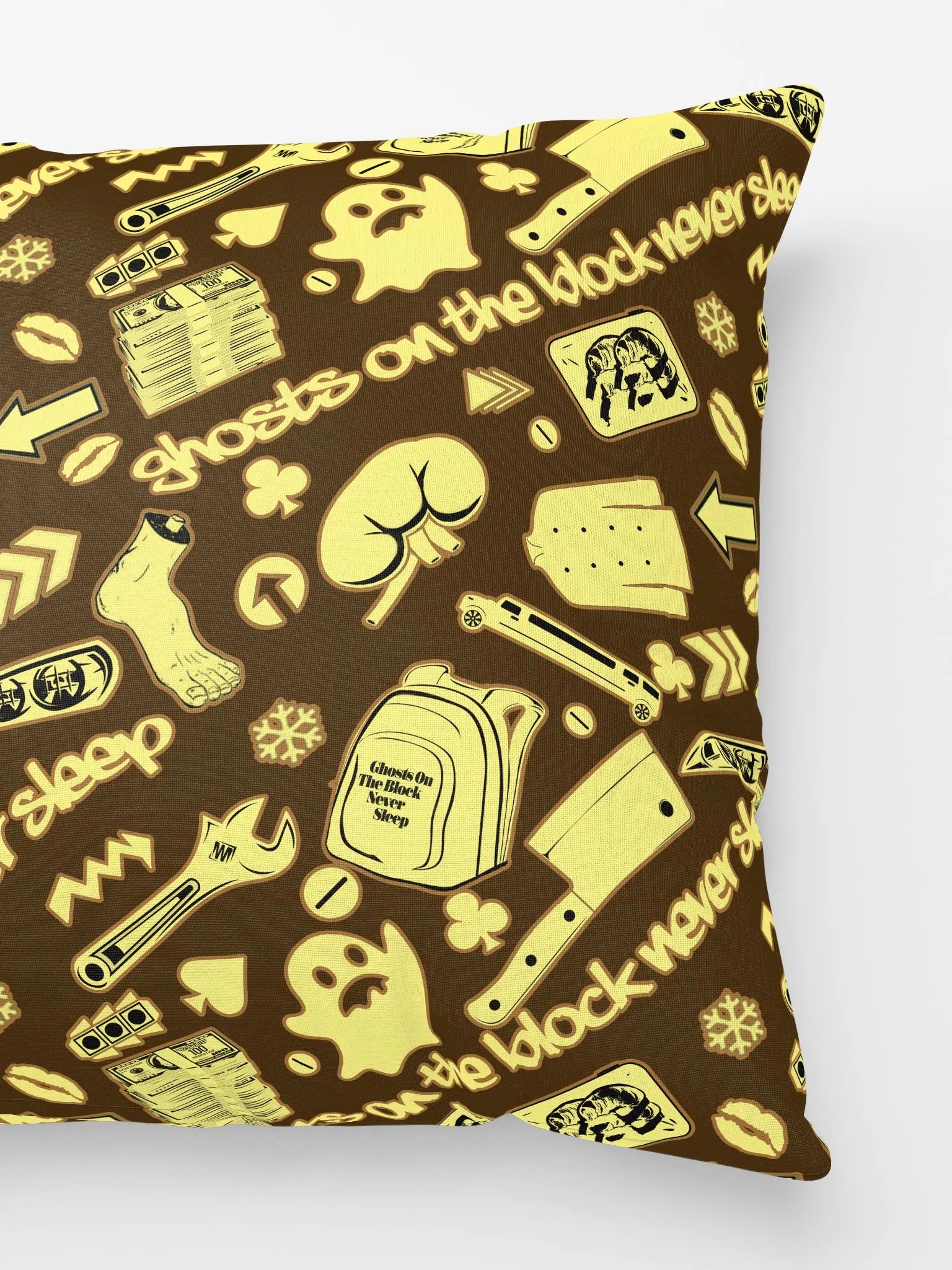 A8M - Ghosts On The Block Never Sleep Shorty Pillow (Drizzle December) product image (2)
