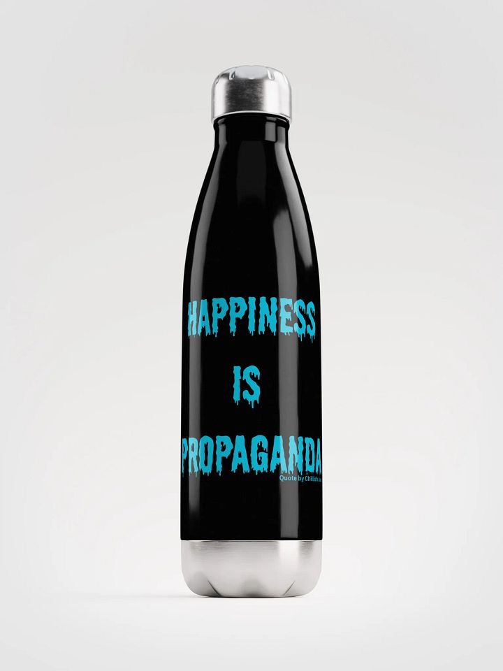 HAPPINESS IS PROPAGANDA Stainless Steel Water Bottle product image (1)