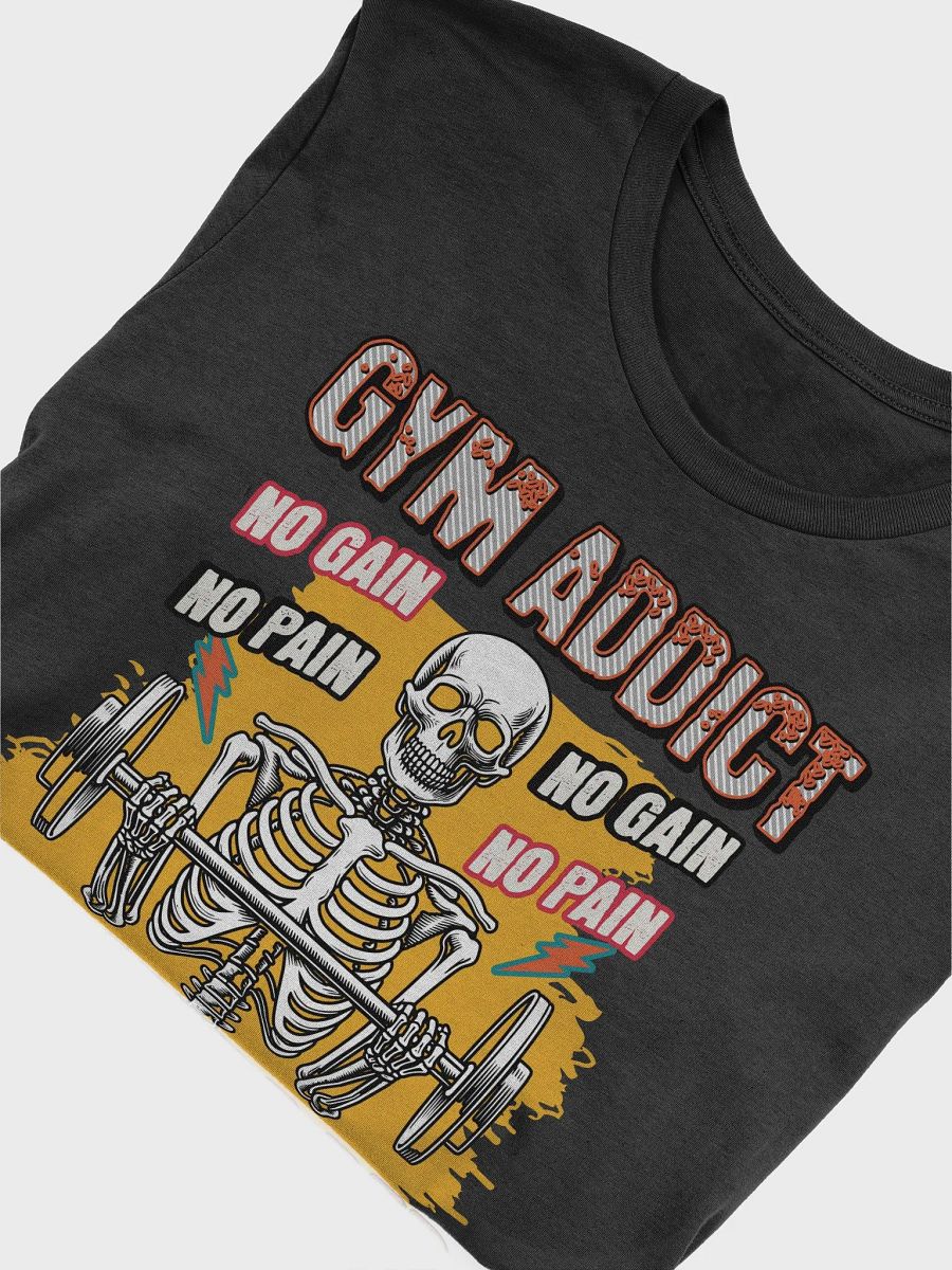 Gym Addict One More Rep Skeleton Strength Tee product image (2)