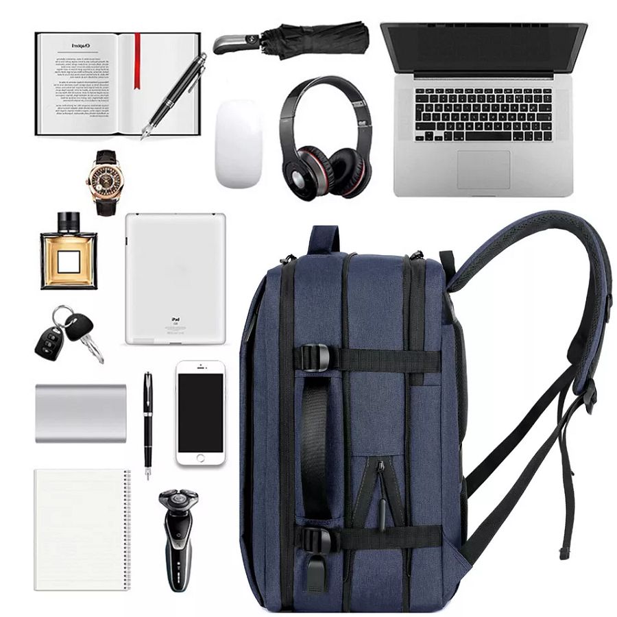 Expandable Carry on Backpack Extra Large Travel Backpack Weekender Backpack product image (7)