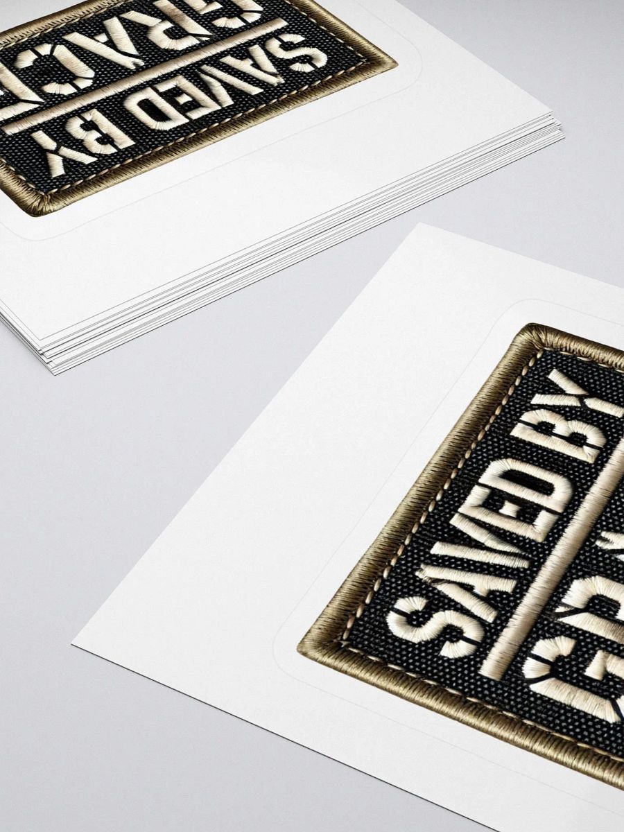 Saved By Grace Patch Sticker product image (8)