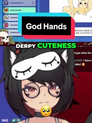 Dang hands for days!❤️🖤 | #smitteneve #vampire #vtuber #twitchstreamer #digitalart #garticphone 