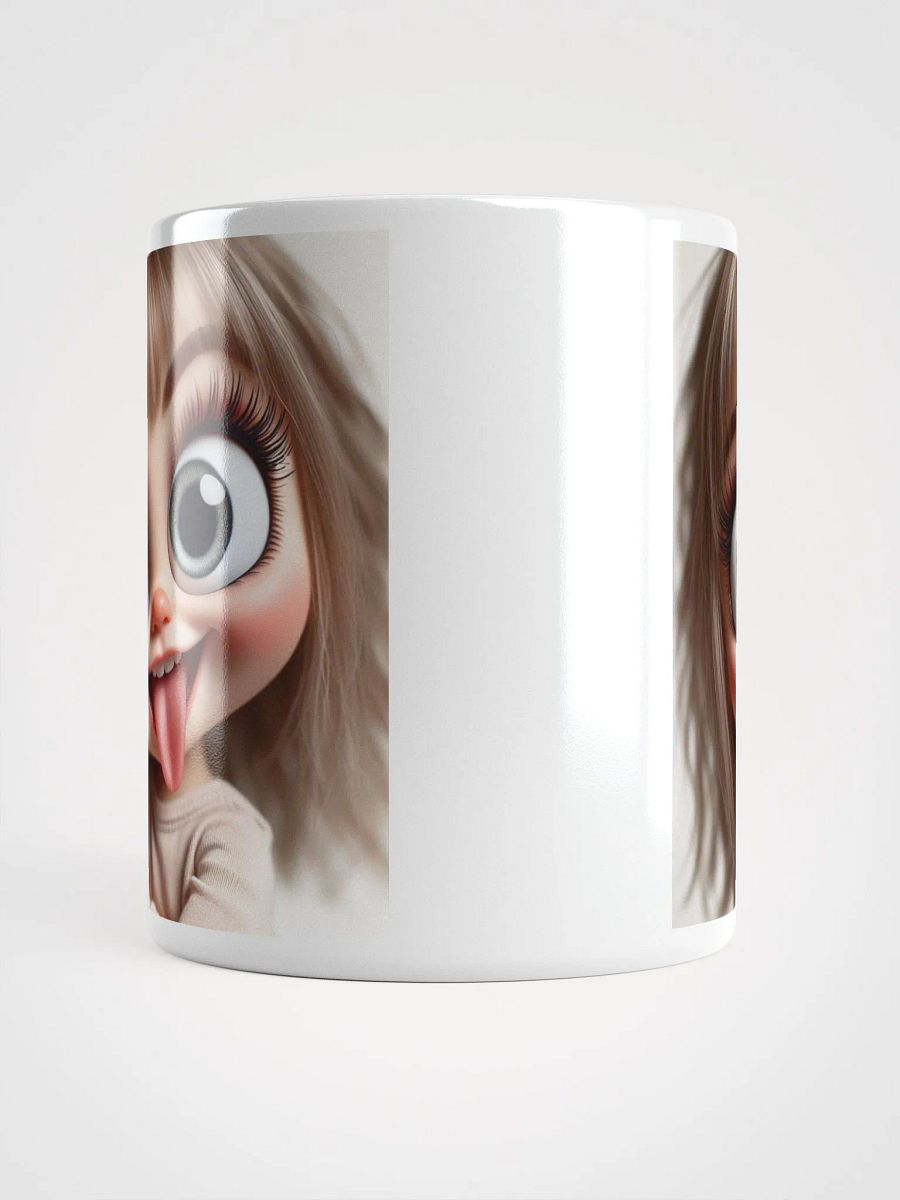 Rude Cheeky Smug Doll #Humorous Mug - White product image (5)