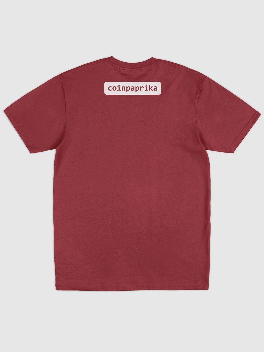 Red coinpaprika t-shirt product image (2)