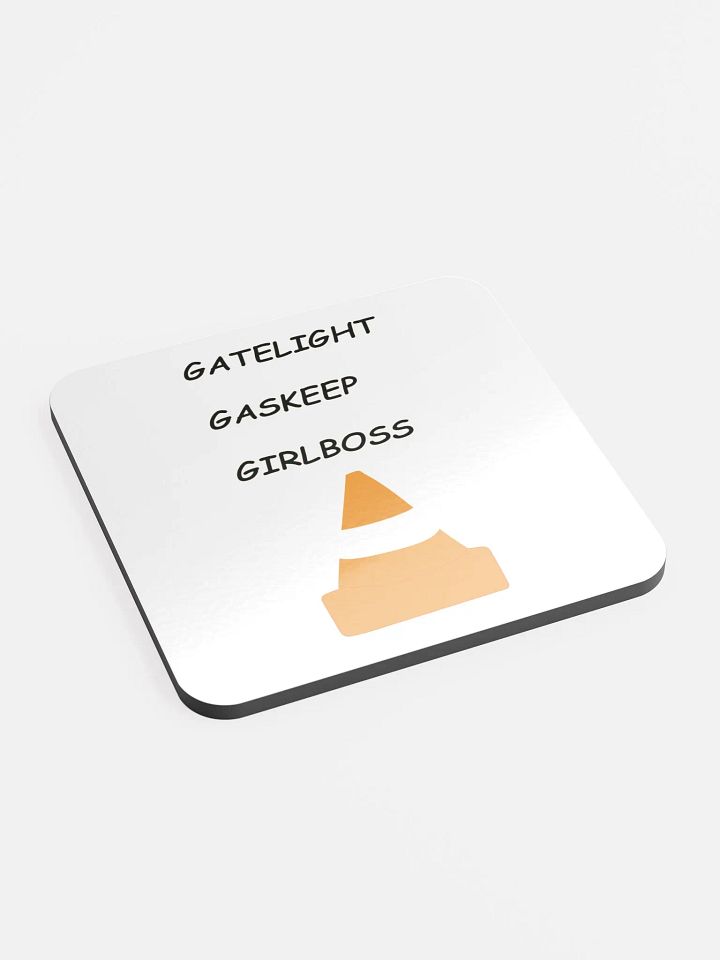 Gatelight, Gaskeep, Girlboss Cork Coaster product image (2)