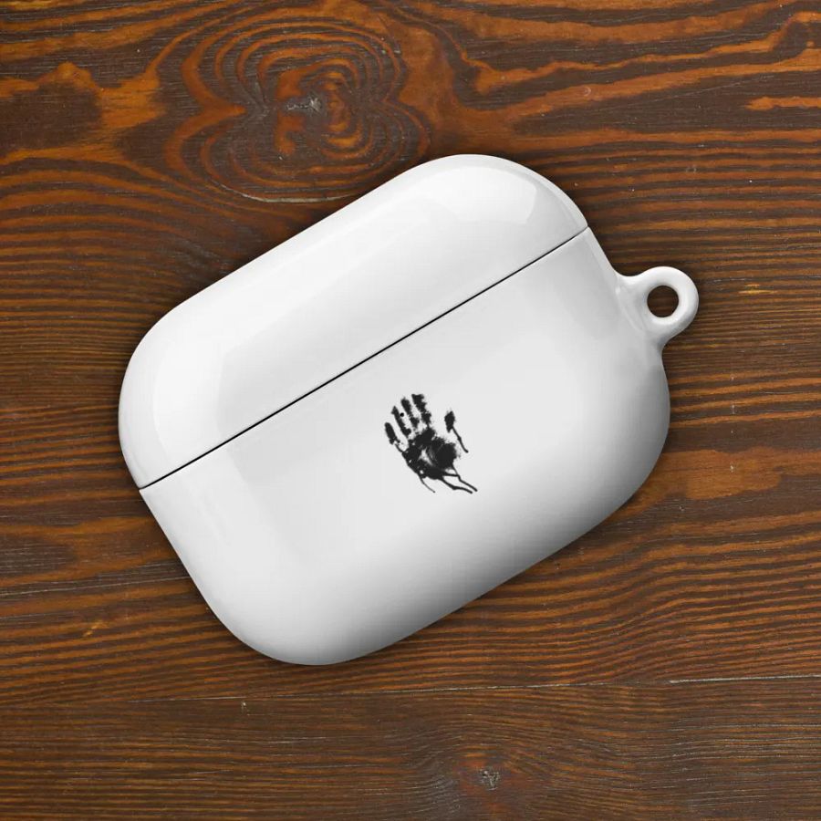Waargebeurd Logo Airpods Case Glad (White) product image (9)