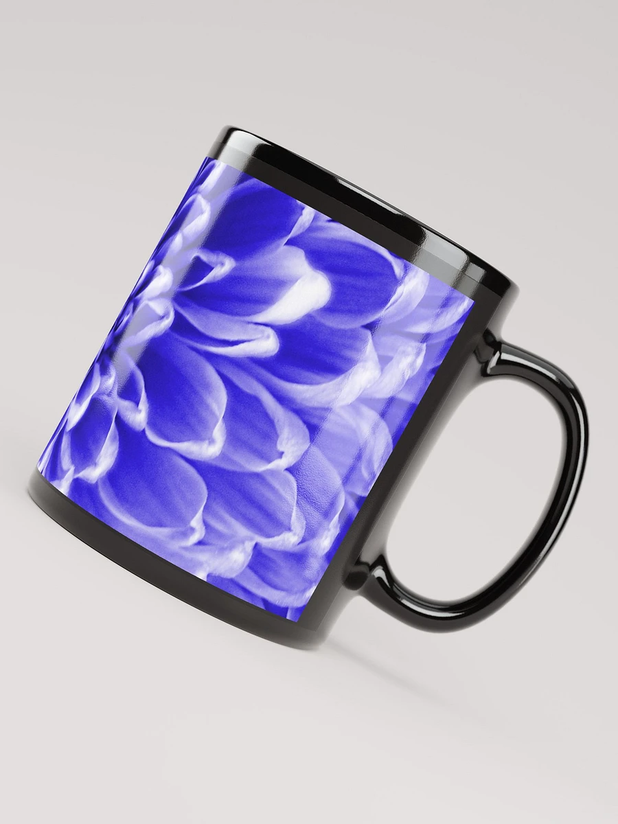 Blue Chrysanthemum Black Coffee Mug product image (4)