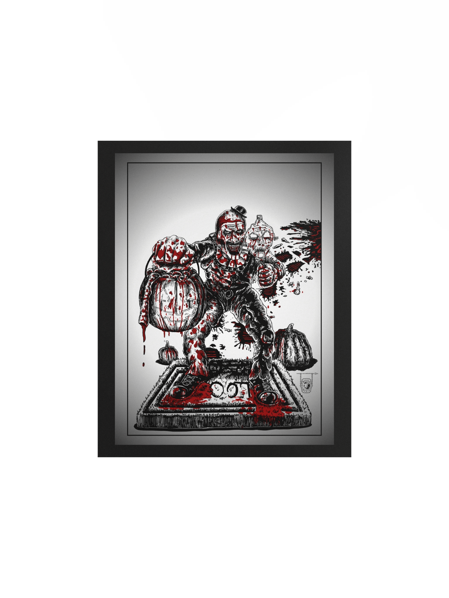 Trick or Treat with Art the Clown- Poster Print (Bloody Version) product image (2)