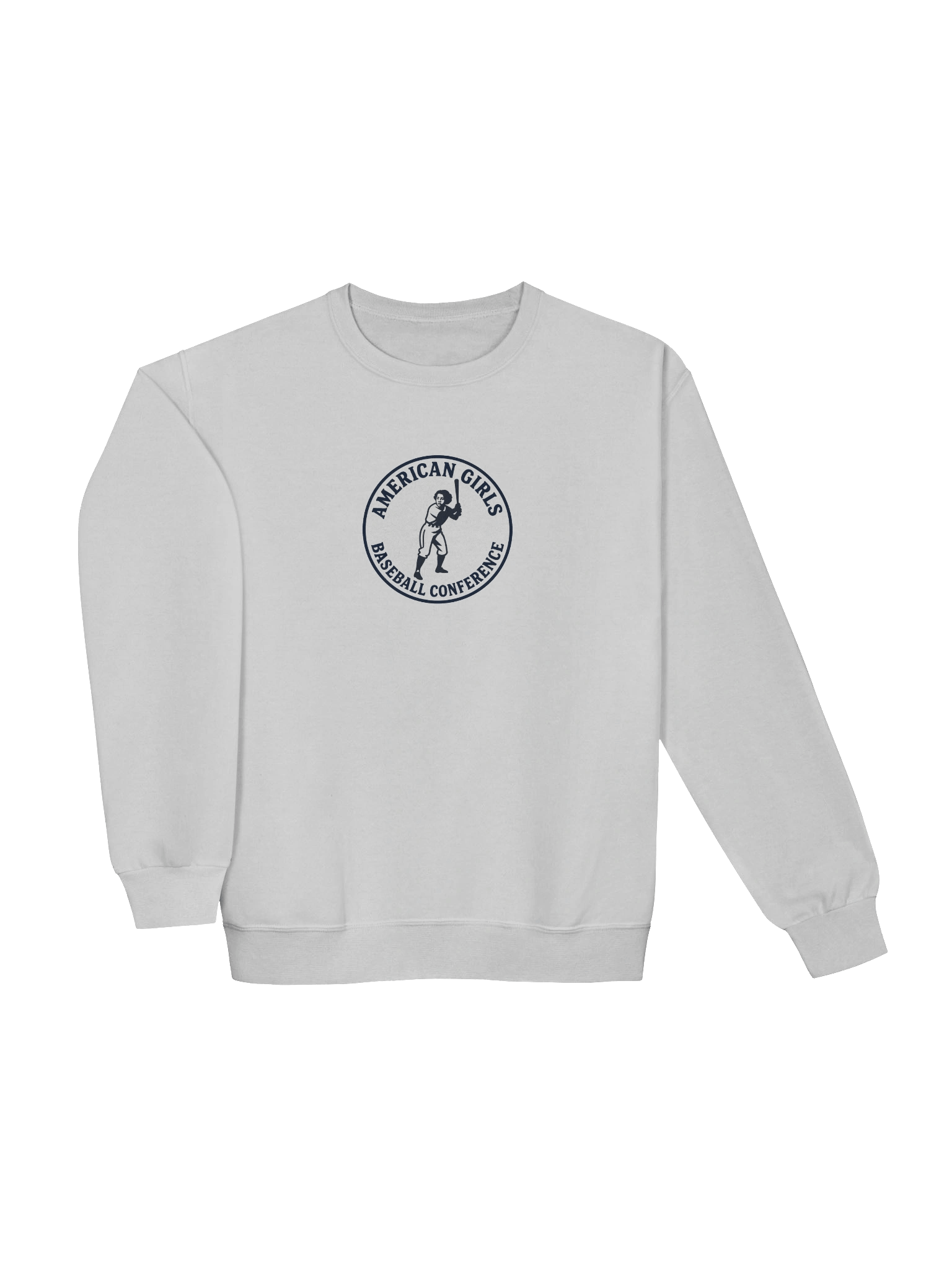 AGBC Legacy Collection Classic Unisex Crew Neck Sweatshirt White product image (3)