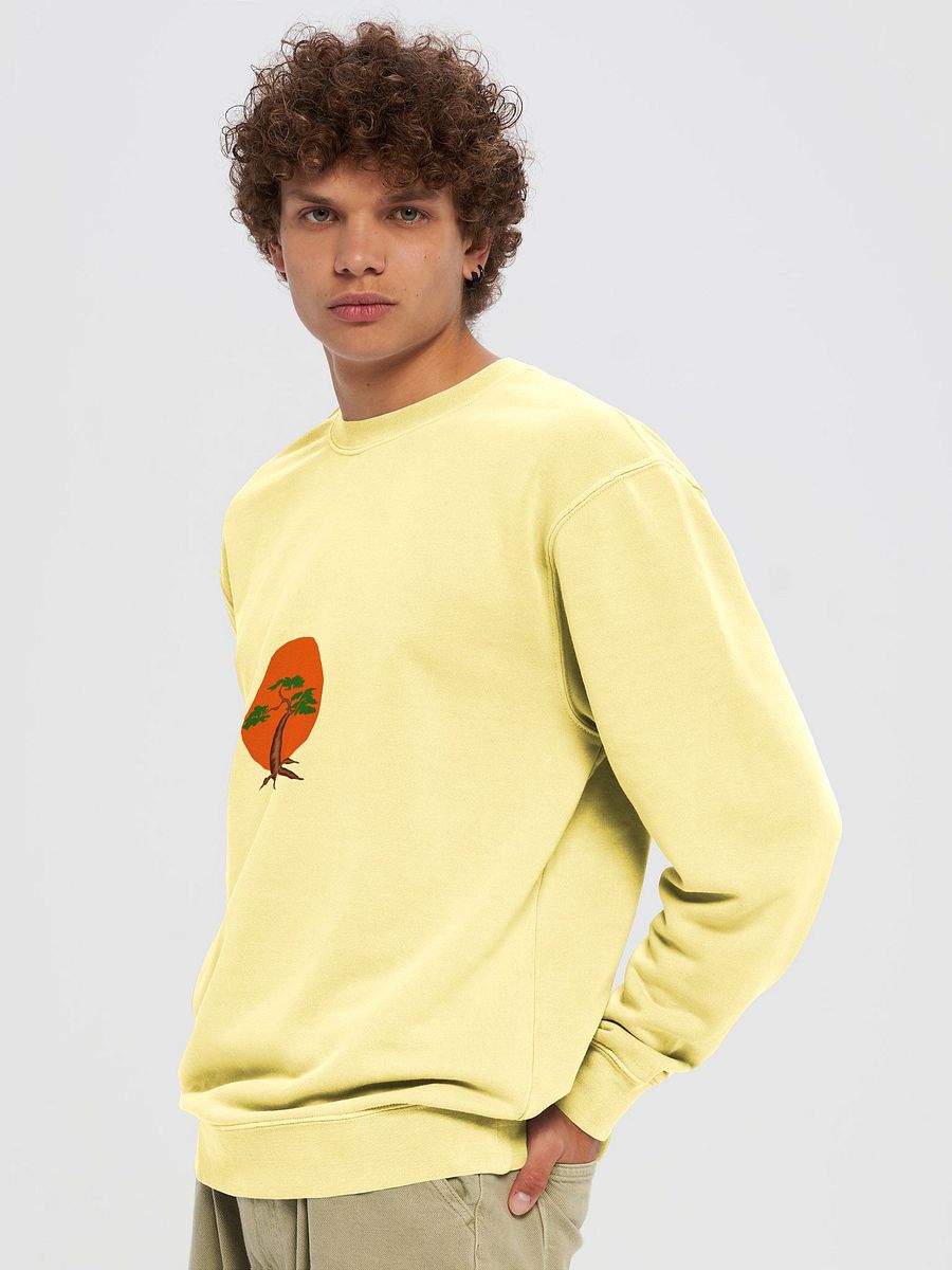 Sunny Bonsai Tree Unisex Pigment Dyed Sweatshirt product image (5)