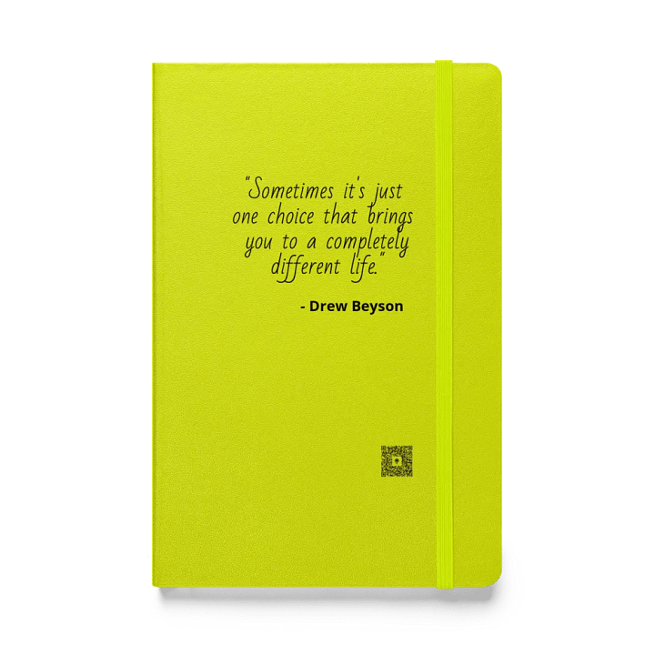 Hardcover Notebook - Drew Quote product image (5)