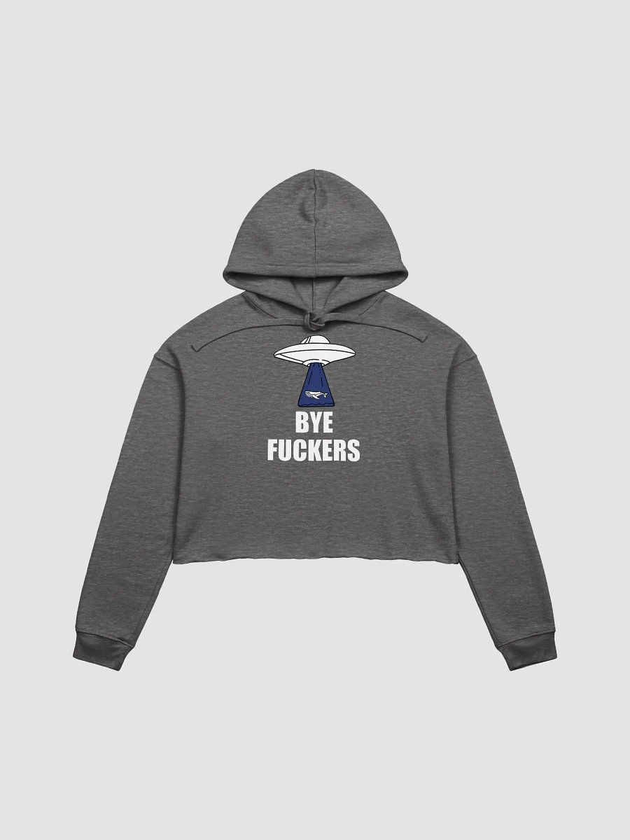 Bye Fuckers crop hoodie product image (2)