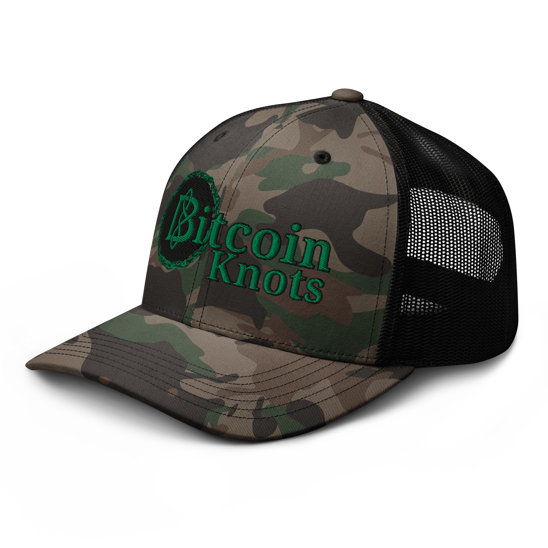 Bitcoin Knots Camo Hat product image (2)