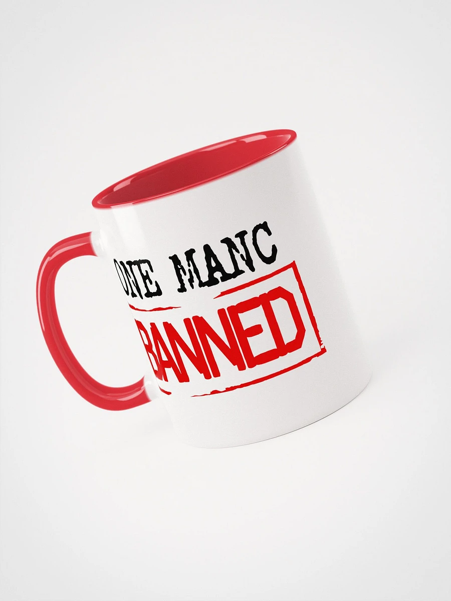 One Manc Banned Mug White/Red product image (3)