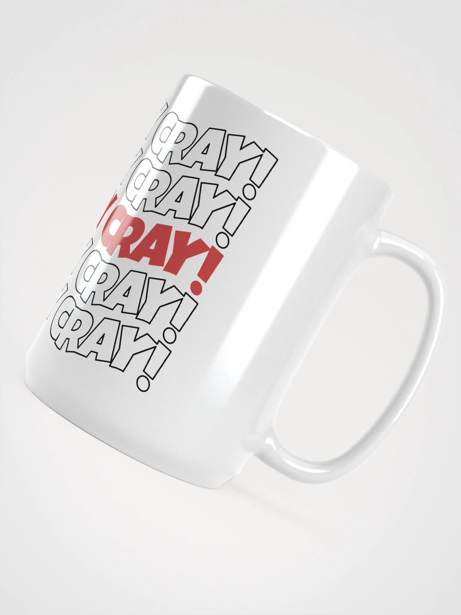 He's cray cray! Mug (red/black) product image (4)