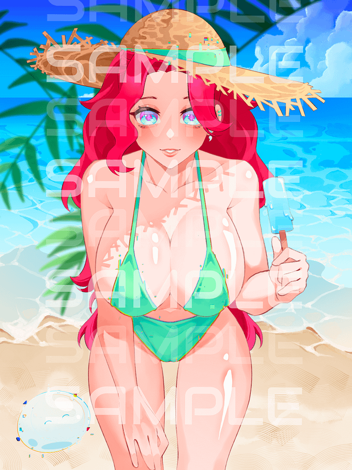 SPECIAL SUMMER BIKINI - Digital illustration product image (1)