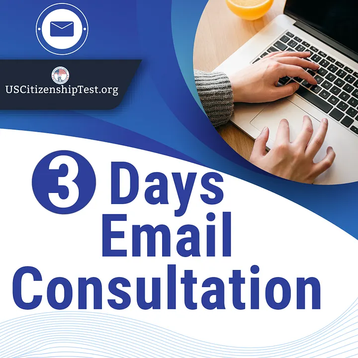 THREE Days (72hrs) of Email Consultation for US Naturalization product image (1)
