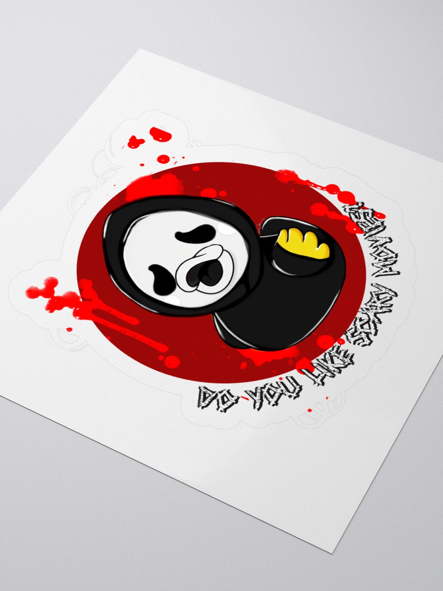 Ghostface Duck Sticker product image (7)