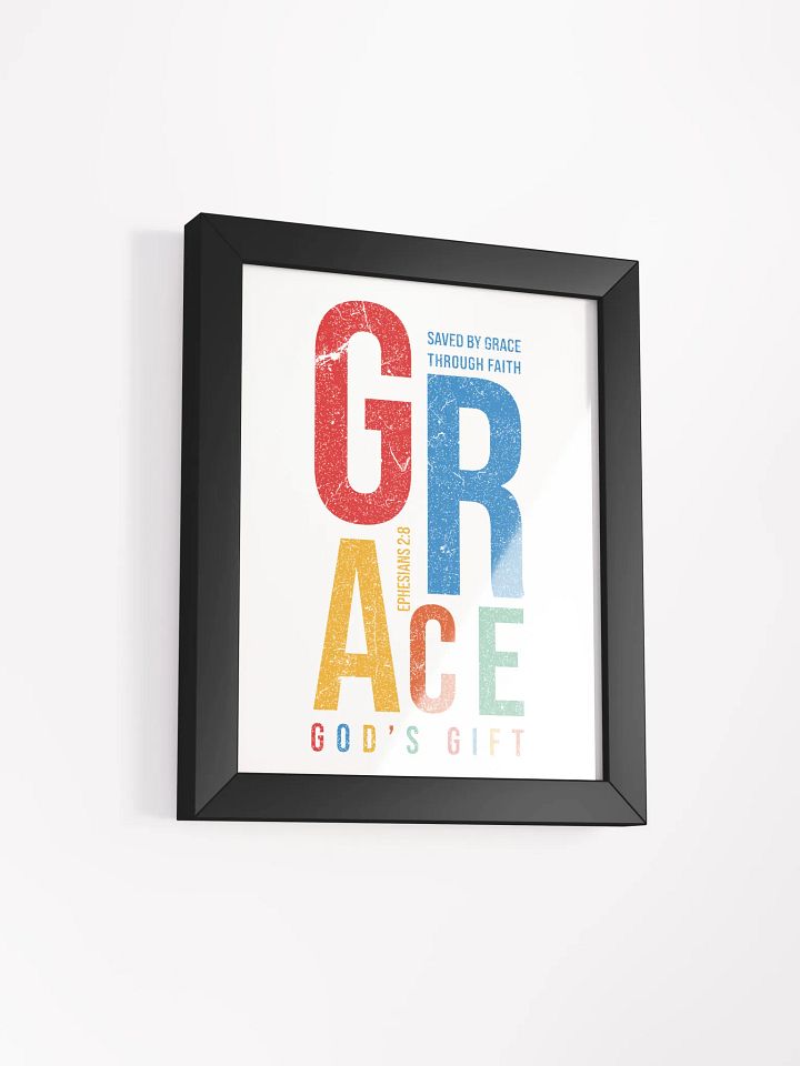 Saved by Grace – Printed Poster (with Frame) product image (57)
