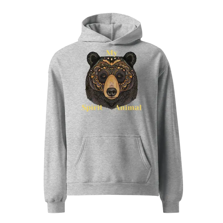 Spirit Animal Bear Oversized Hoodie product image (4)