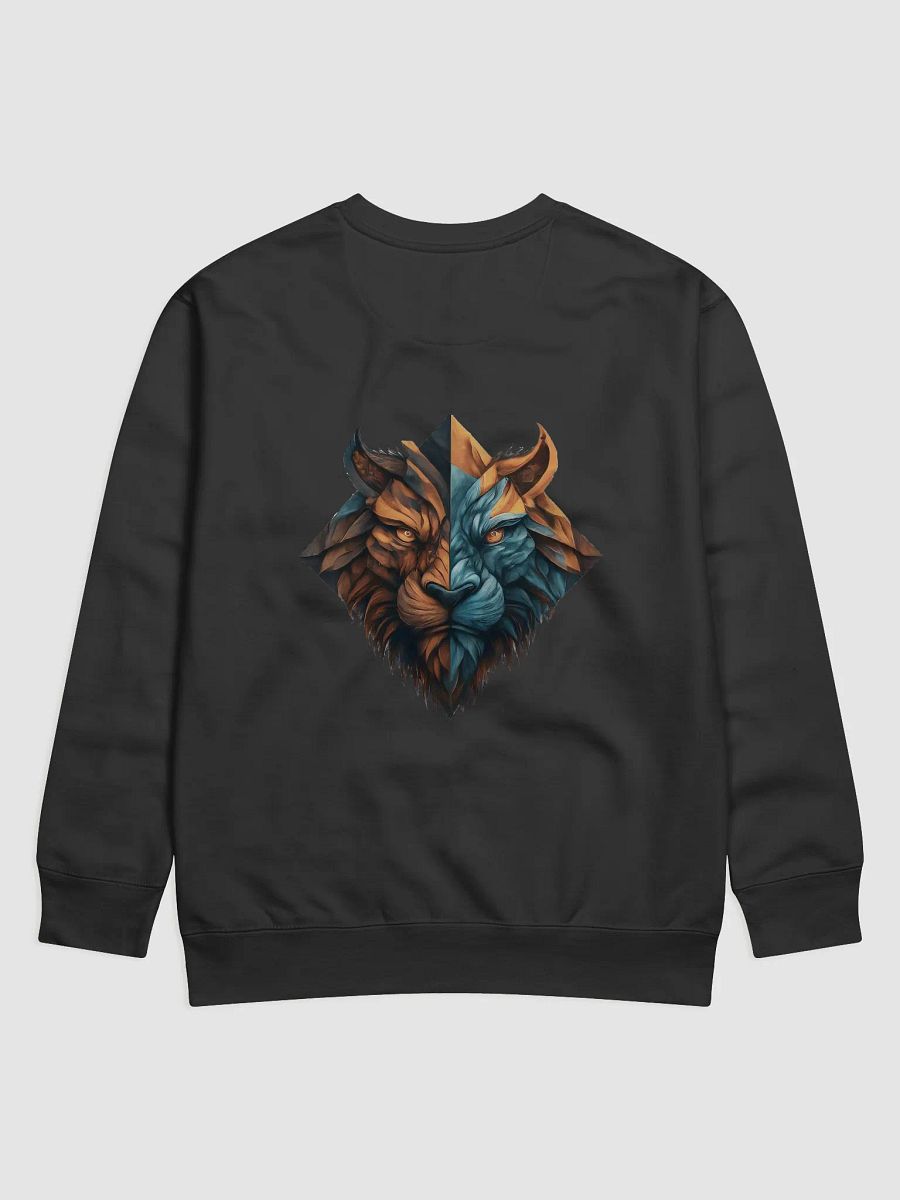 Symmetrical Lion Geometric Sweatshirt product image (2)