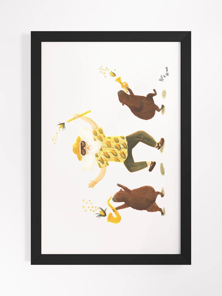 Hermeto & Capivaras - Art Print - by Alies Broekhuizen product image (1)