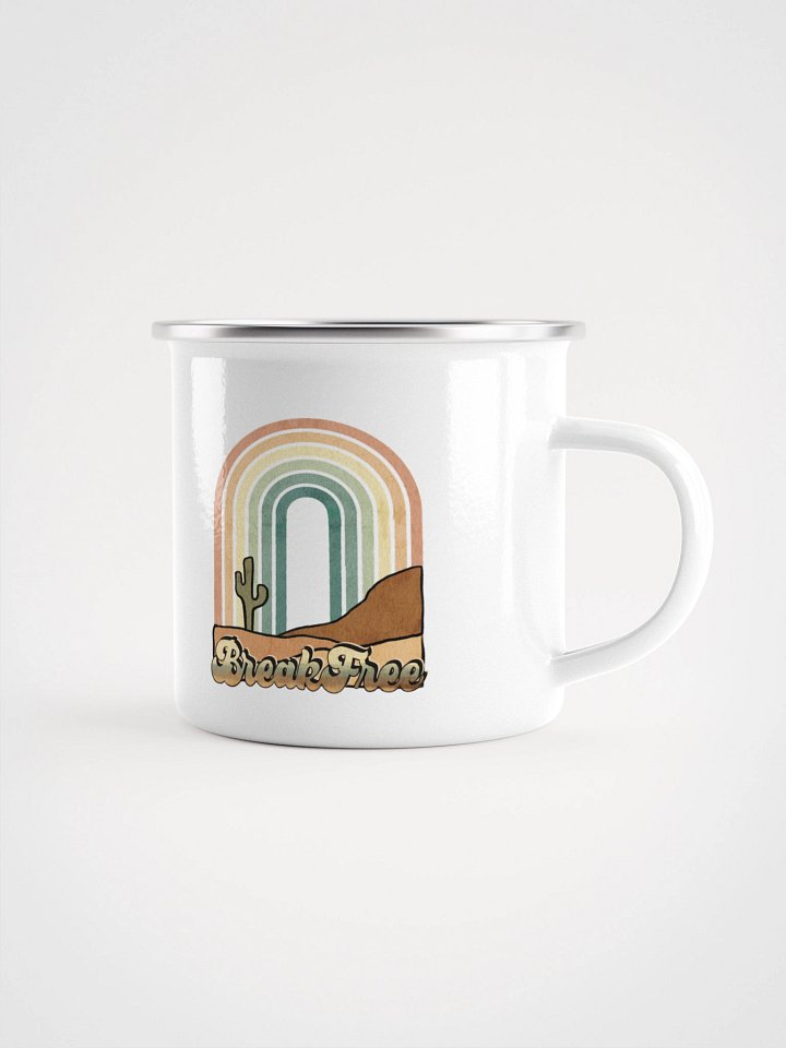 Break Free Enamel Camping Mug product image (1)