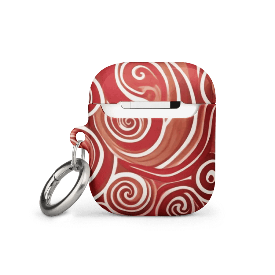 Funky Cherry Swirls Liquid Tie-Dye Airpods Case product image (12)