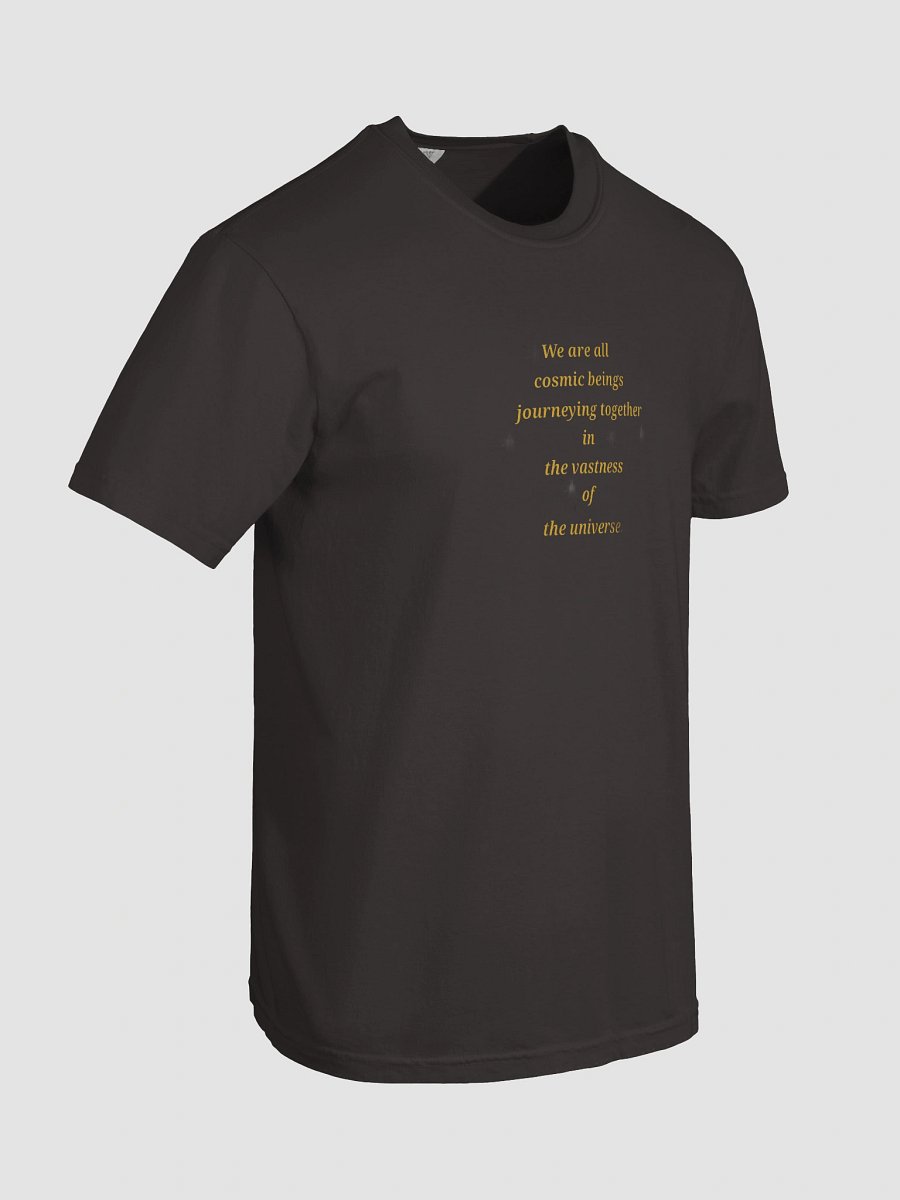 Cosmic Journey Yellow Quote T-Shirt product image (7)